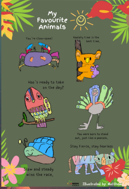 Matthew's Animal Stickers