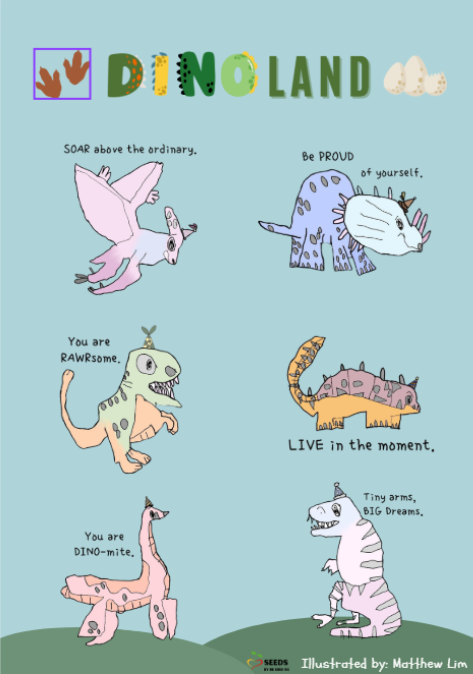 Matthew's Dinosaur sticker