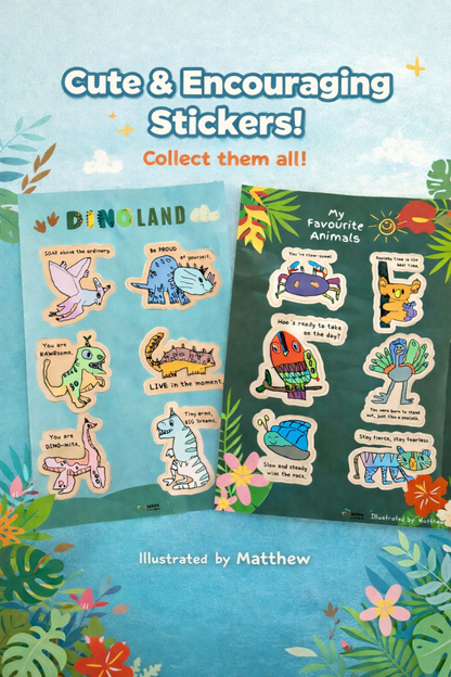 Matthew's Dinosaur sticker